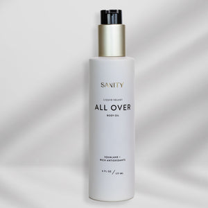 All Over Body Oil comes in a pump bottle