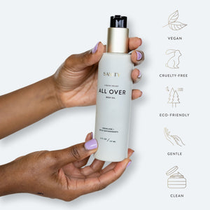 Body Oil IS Vegan, Cruelty-free eco-Friendly, gentle and made with clean ingredients