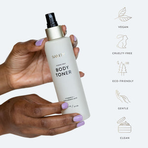 Body Toner IS Vegan, Cruelty-free eco-Friendly, gentle and made with clean ingredients