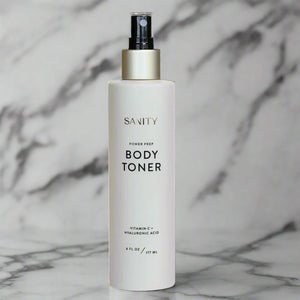 Body Toner comes in a spray bottle